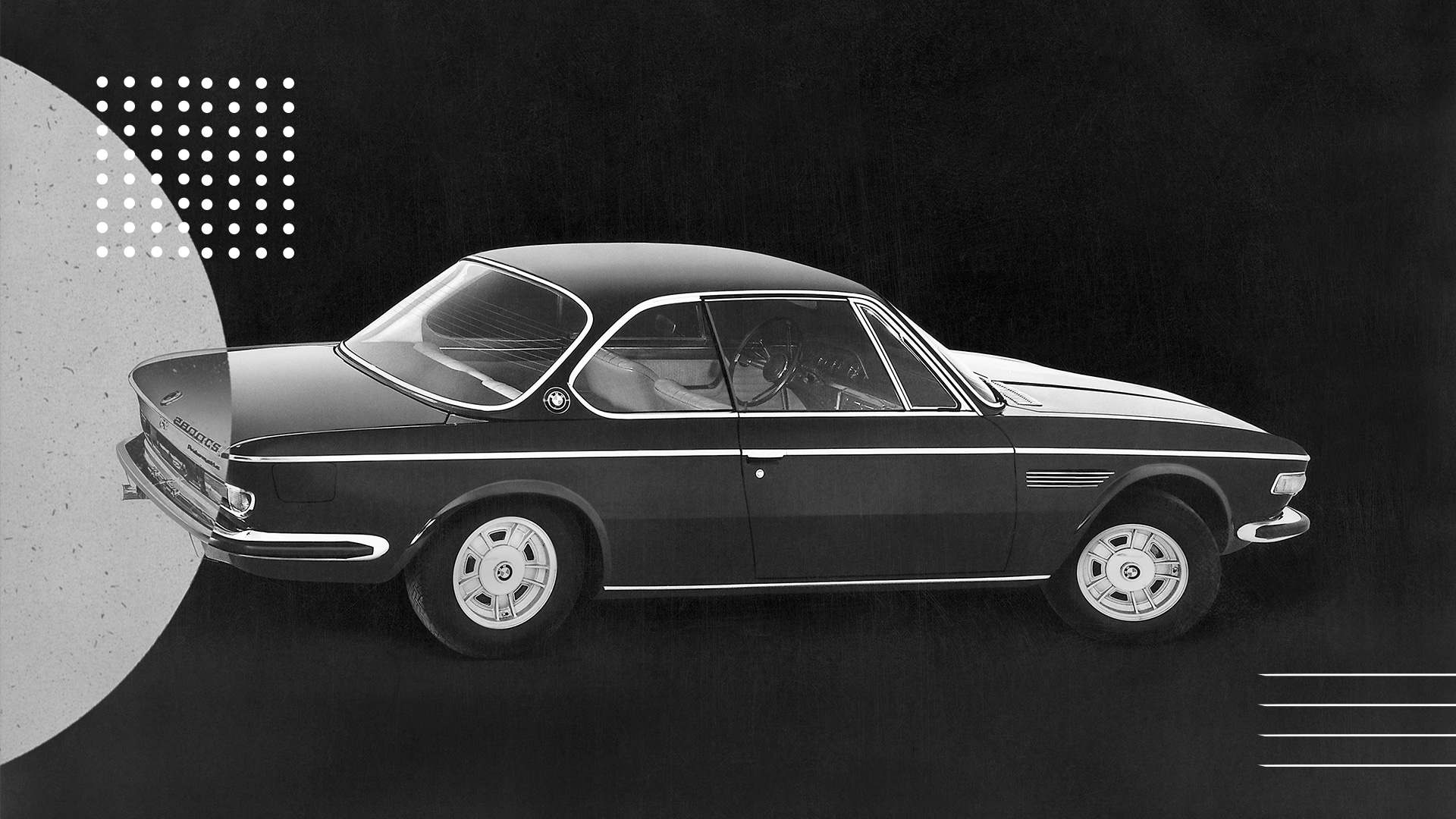 BMW 2800 CS, bmw design, car design