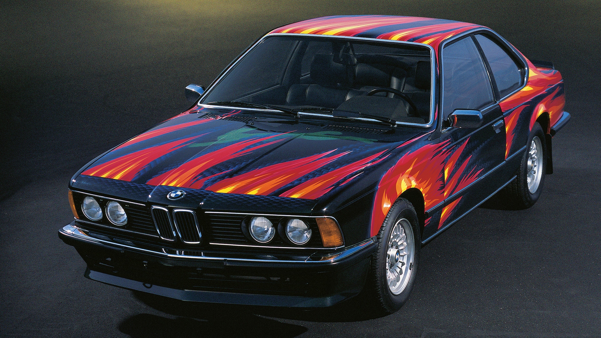 art automobile bmw art bmw art car Ernst Fuchs BMW 635 CSi