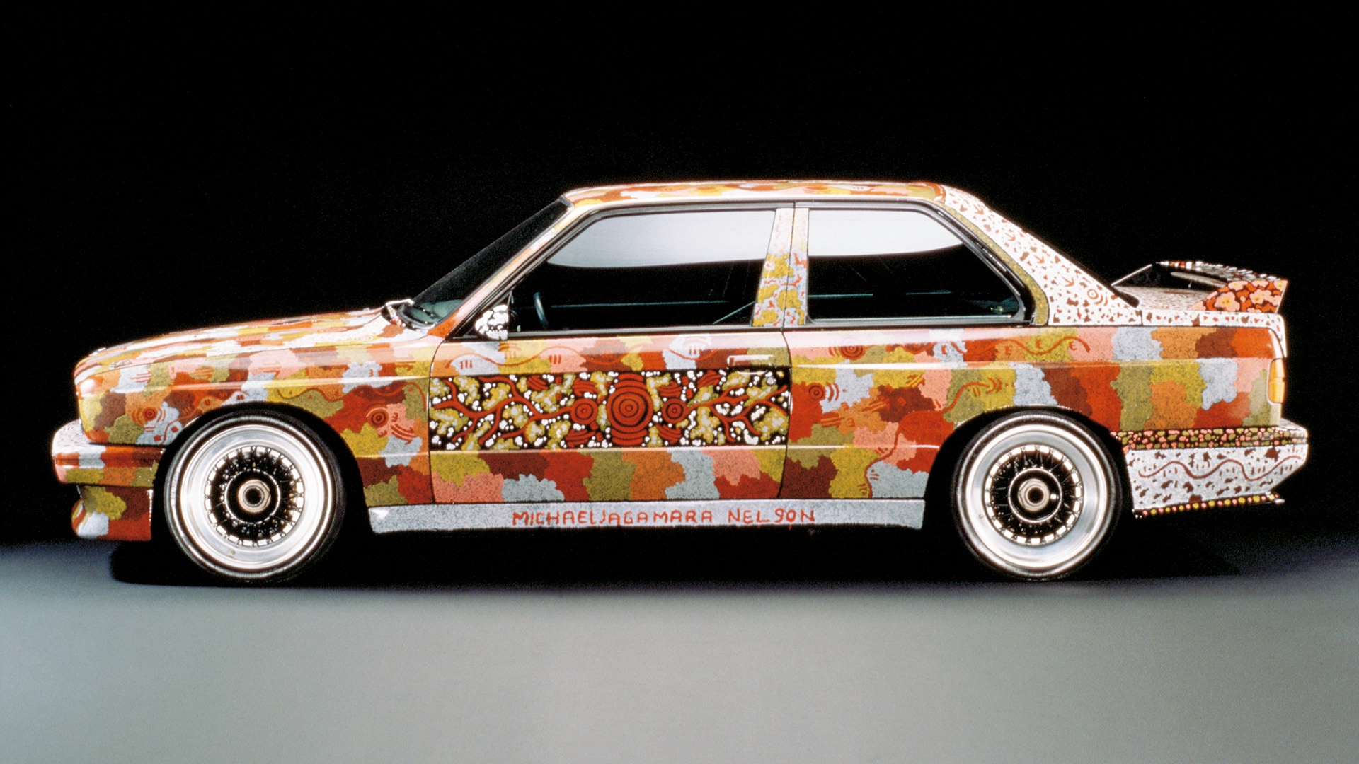 art cars bmw art car Michael Jagamara Nelson BMW M3 Gruppe A