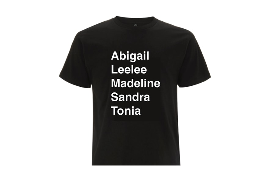 limited edition, hand-printed ArtGirlRising T-shirt