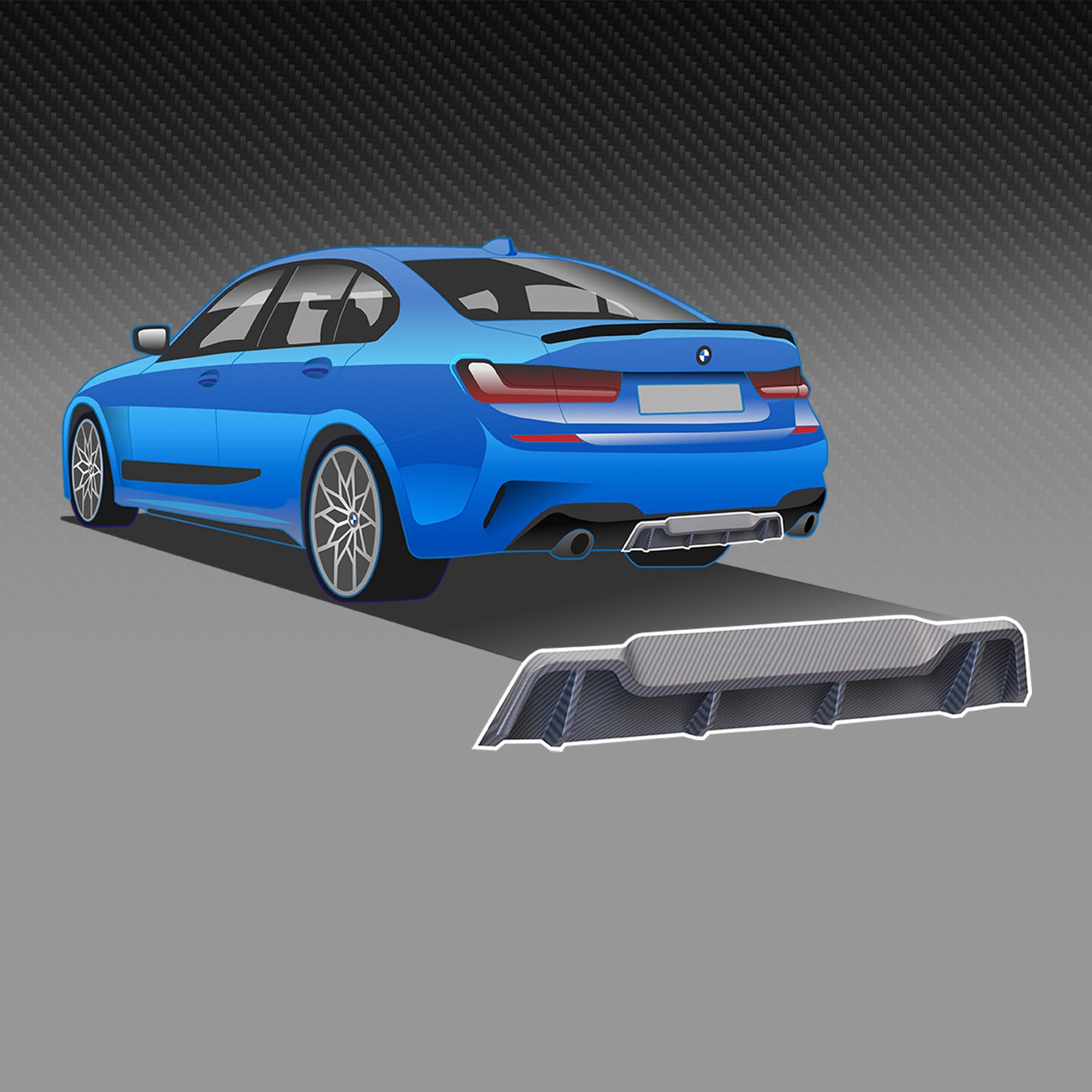 Using the high-tech material carbon fiber in car-making