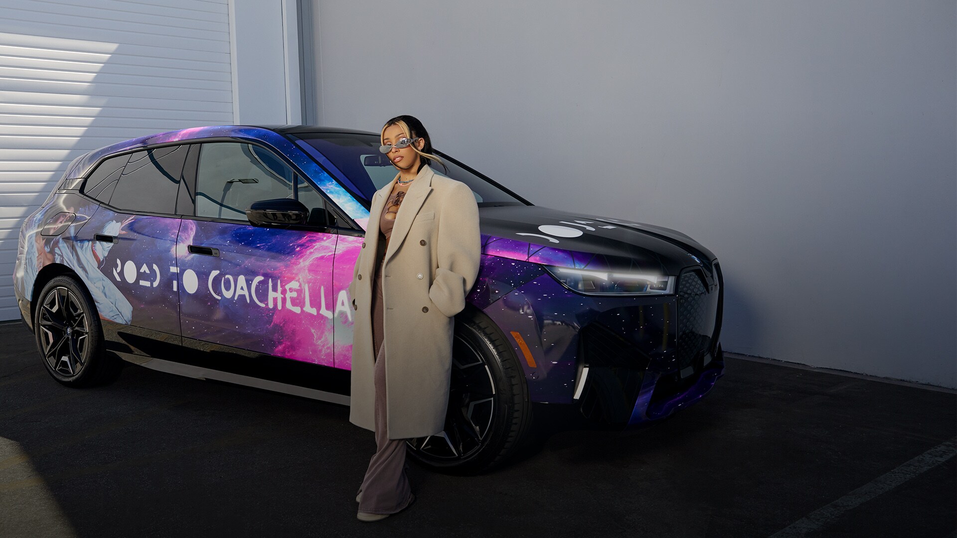 #RoadtoCoachella: Singer Doja Cat in the BMW iX
