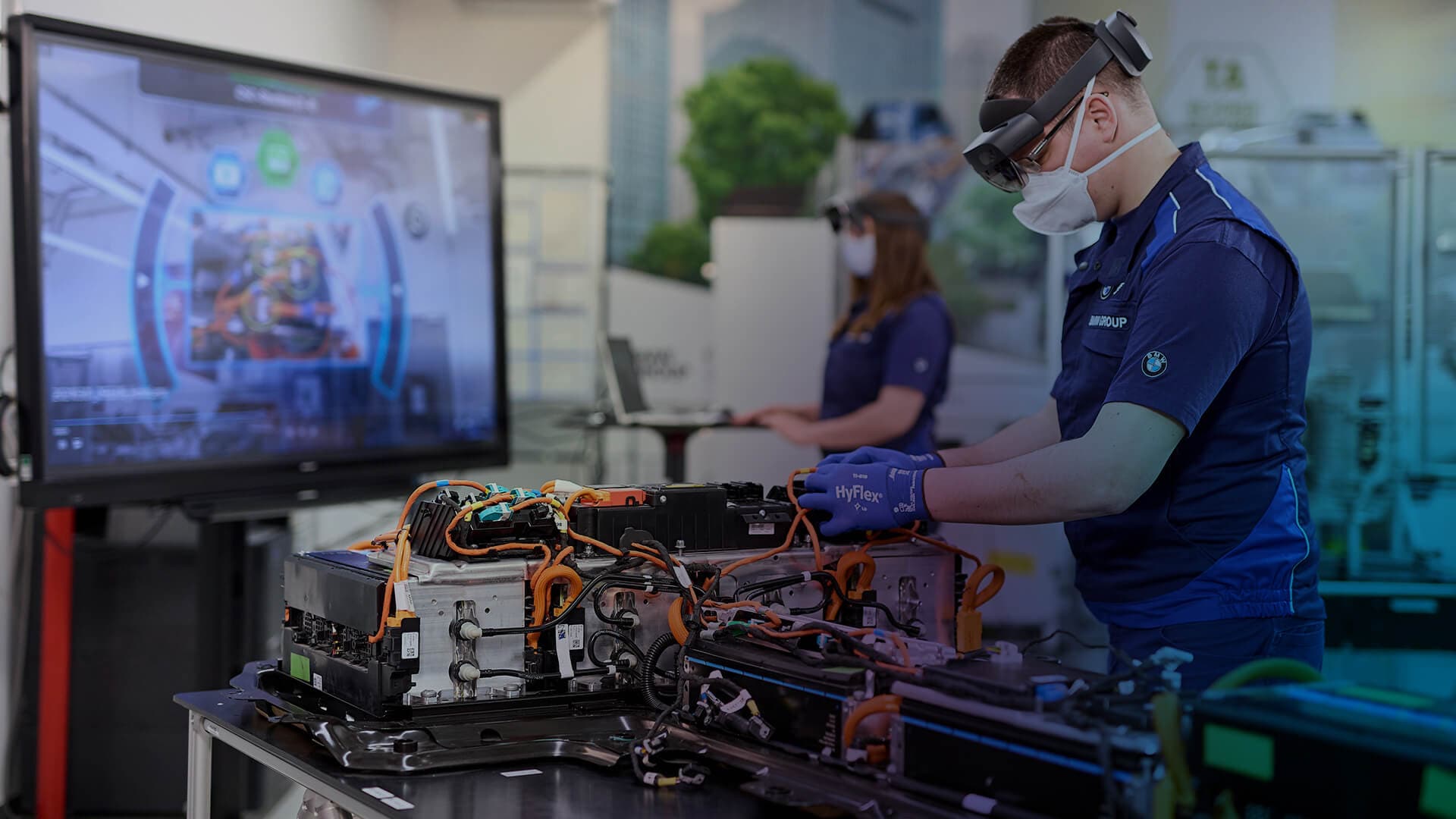 BMW engineer working