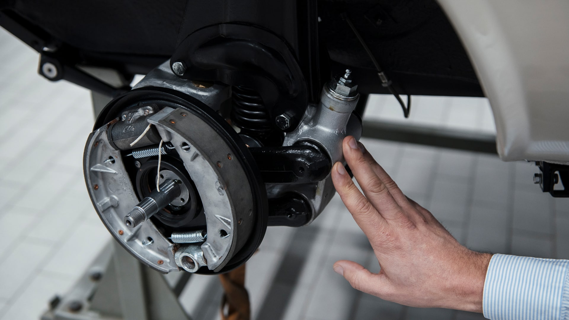 The brake system of the BMW Isetta