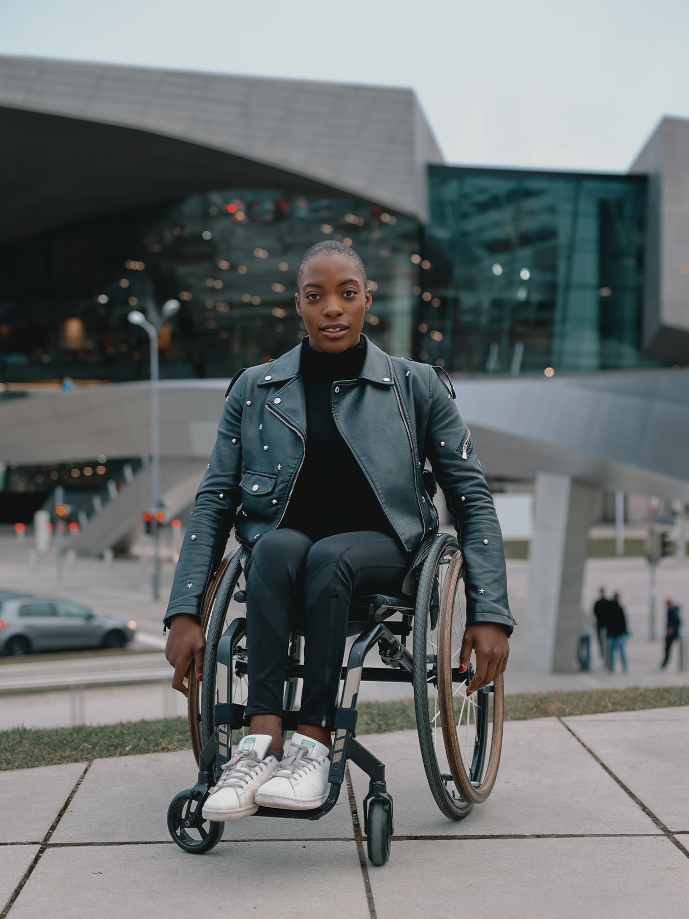 Léa Bayekula at BMW Welt