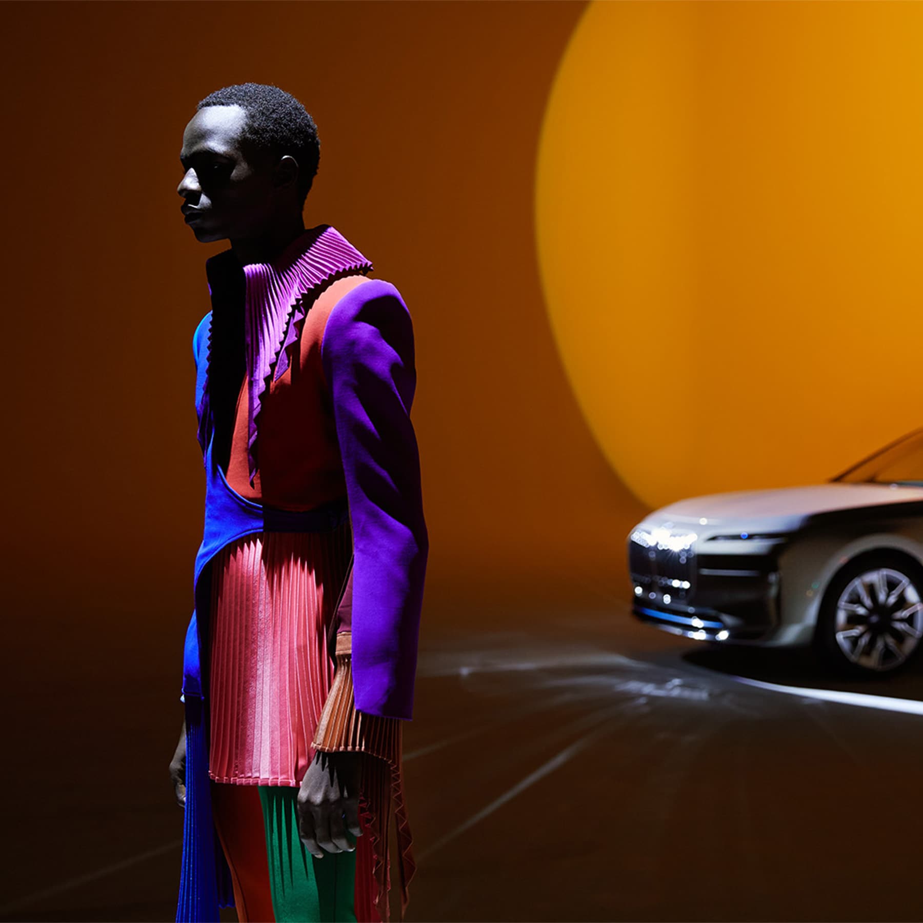 Nick Knight; Fashion Shoot; BMW i7; BMW 7 Series; Metaverse; Photography; Art; Show studio; London