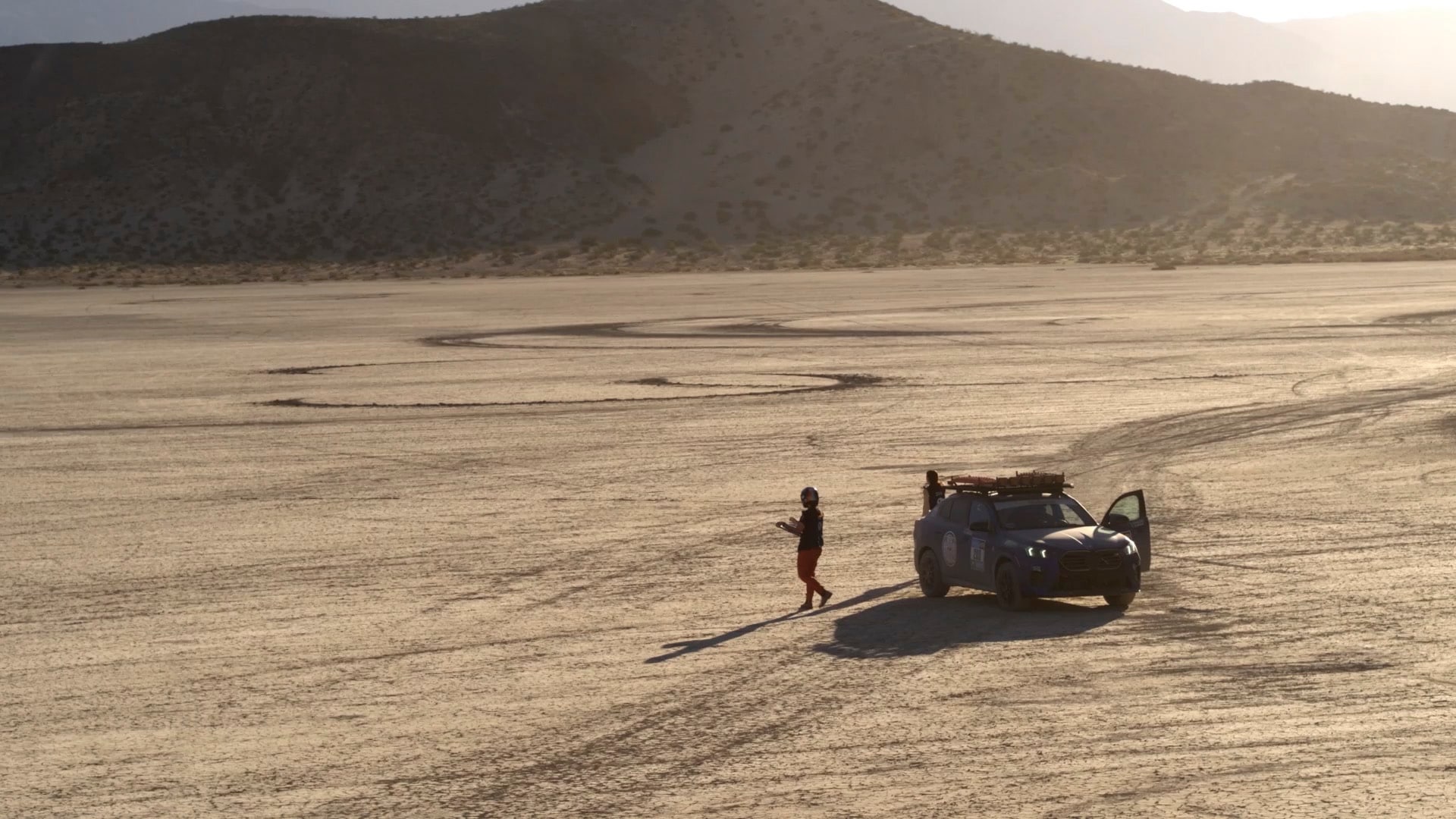 An off-road adventure in the BMW X2