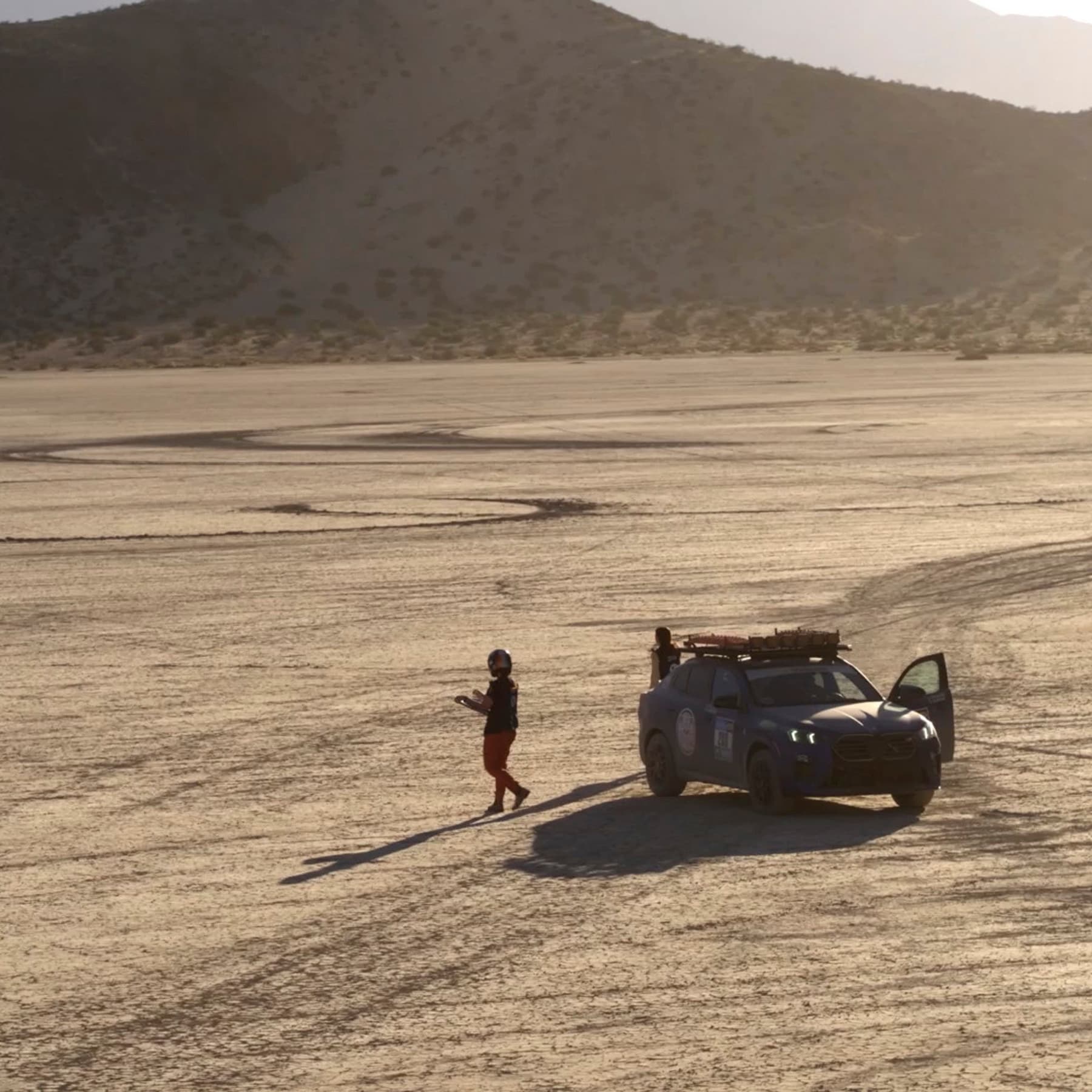 An off-road adventure in the BMW X2