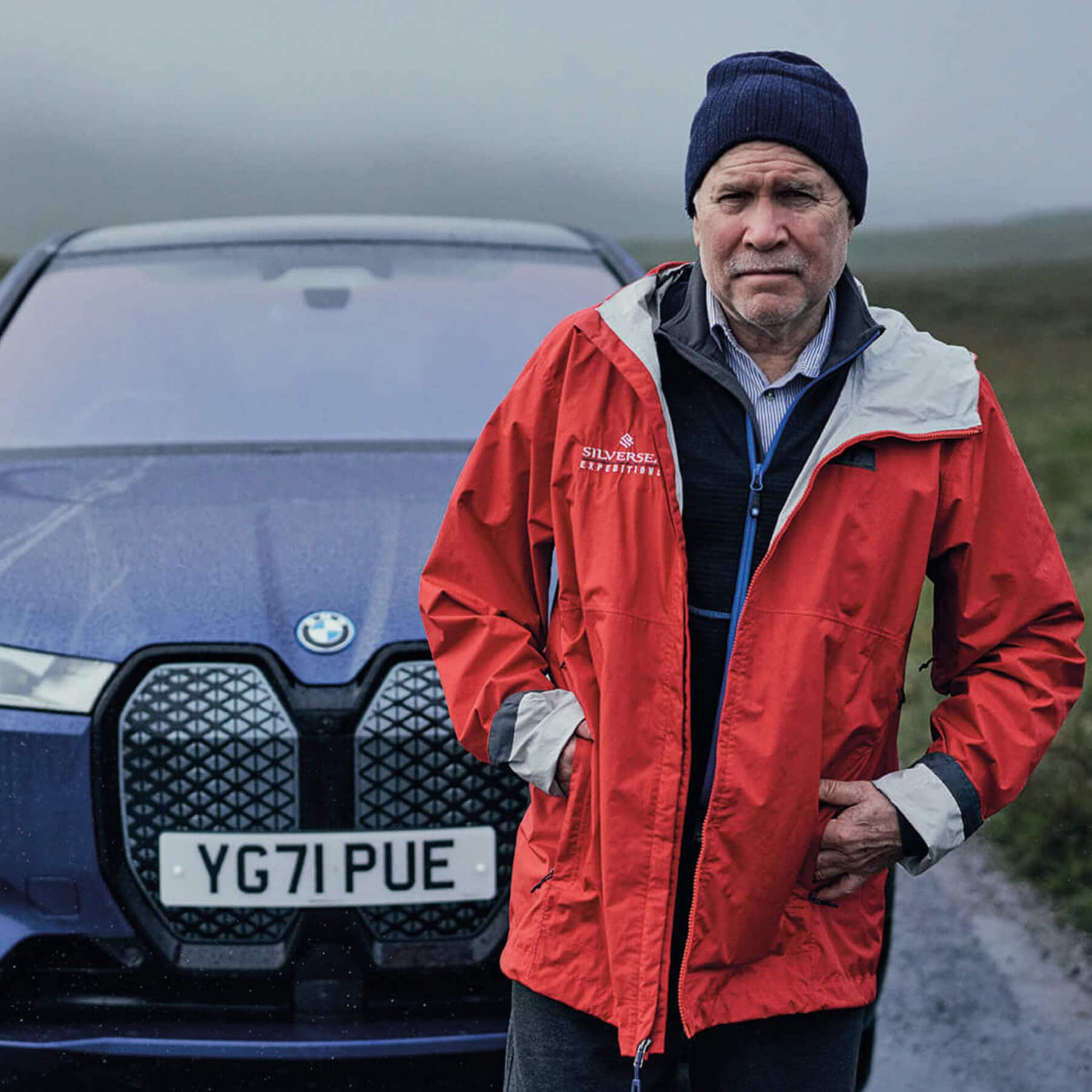 With photographer Steve McCurry in the Scottish highlands