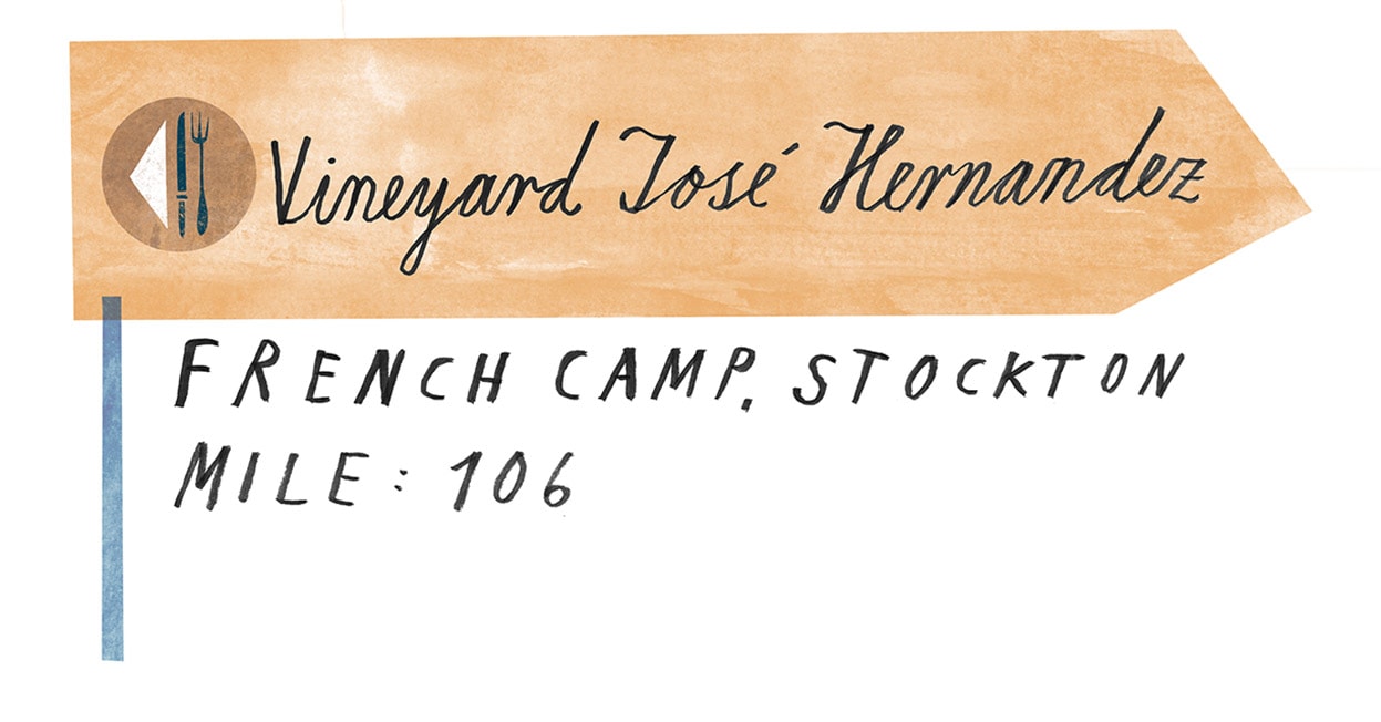 José Hernandez vineyard