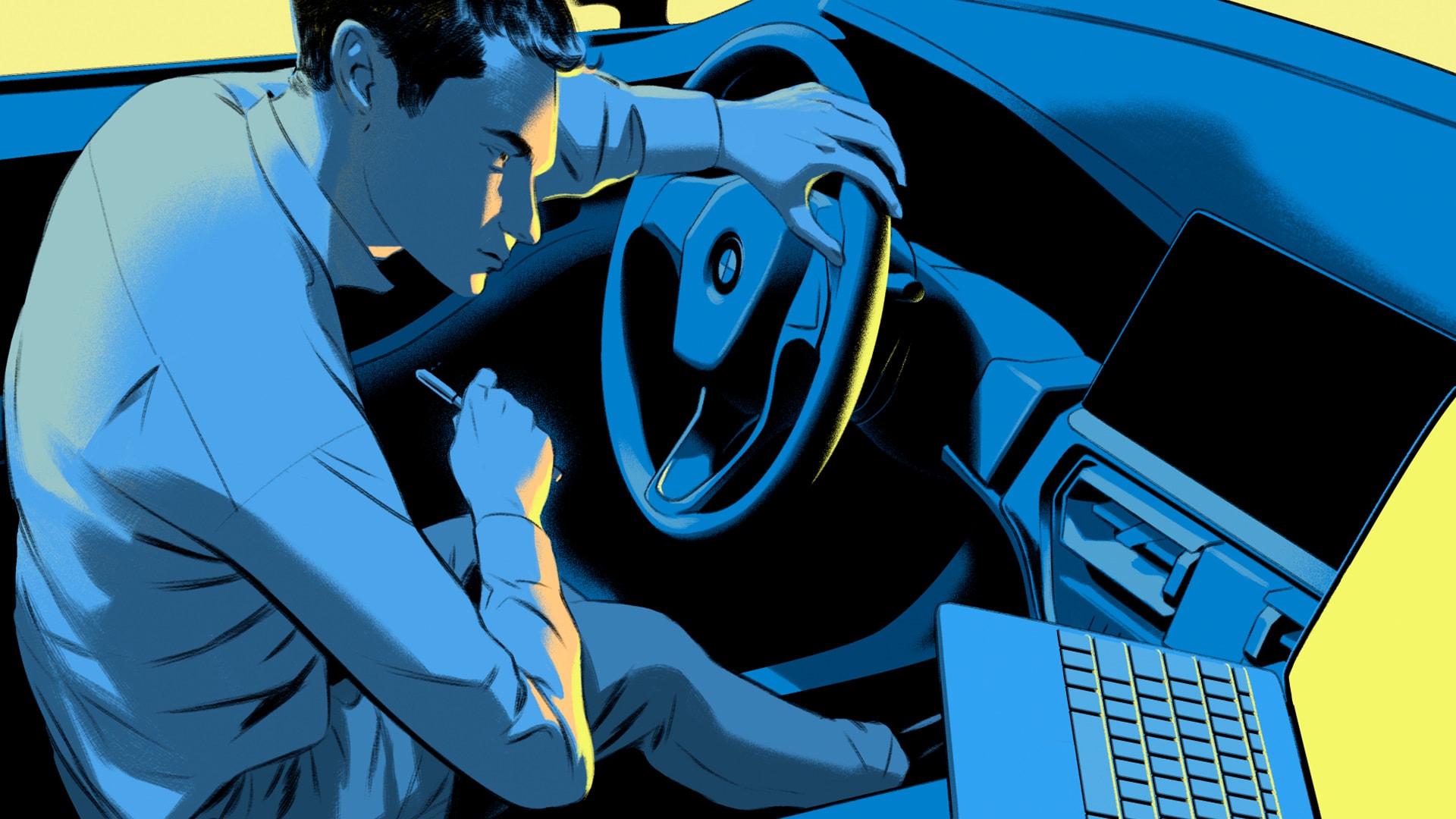 car steering driving experience