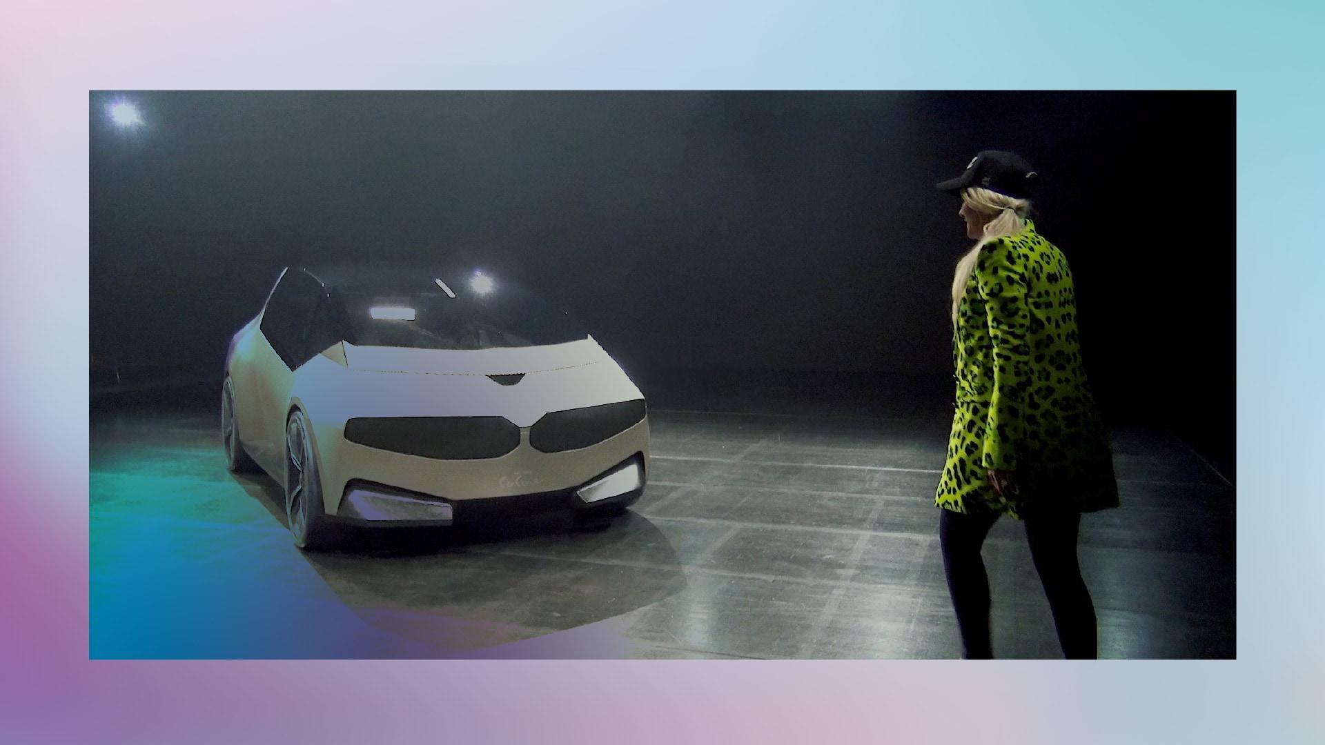 The BMW i Vision Circular with Supercar Blondie