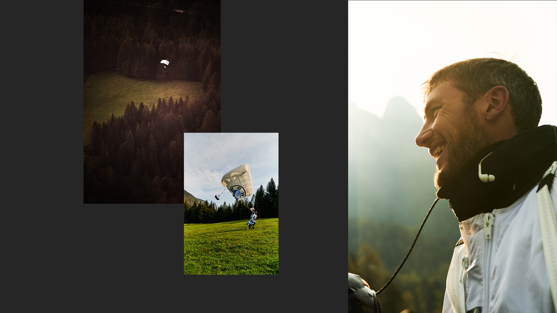 Electrified Wingsuit Wingsuit Peter Salzmann Wingsuit Pilot fly suit Wingsuit flying Electric Wingsuit Drei Brüder the Alps 